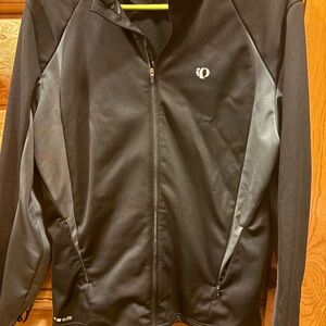 Pearl Izumi Black and Gray Men's Performance Jacket with Full Zip